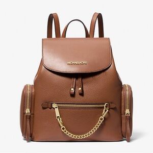 Michael Kors Jet Set Medium Pebbled Leather Backpack